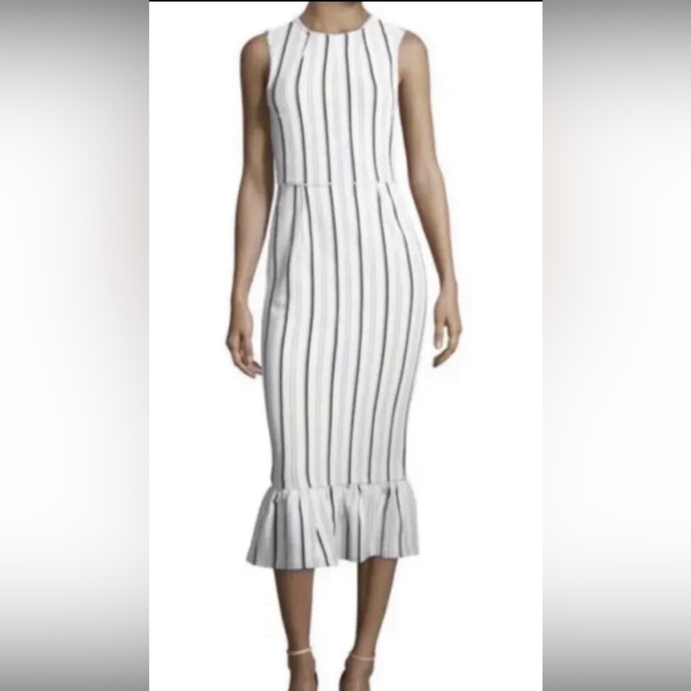 Opening Ceremony Midi Sheath Textured Dress Size S